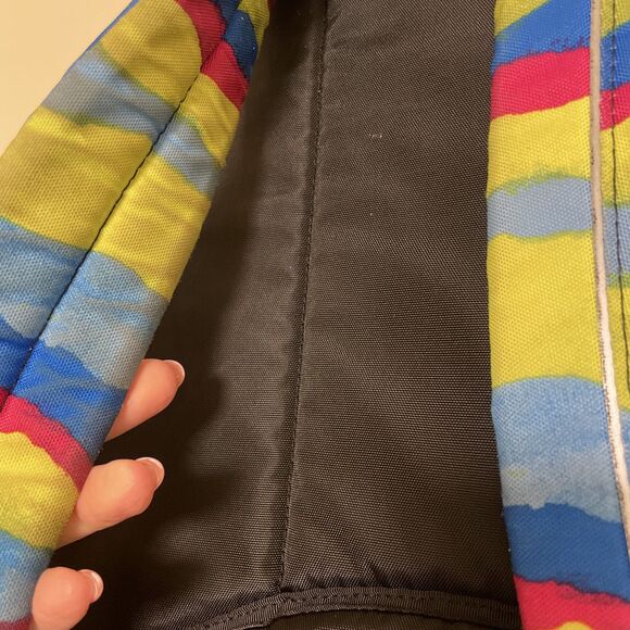 LL Bean Kids Junior Book Bag Backpack Multicolor School Reflective strip - Picture 6 of 11